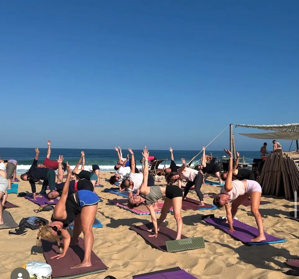Cours de yoga plage des culs-nus, Hossegor